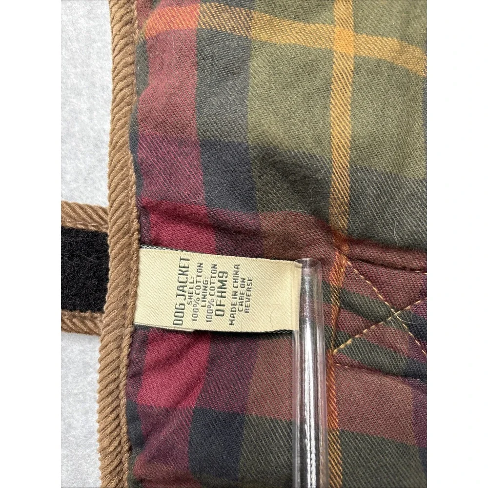 LL Bean Dog Jacket Medium Size Dog